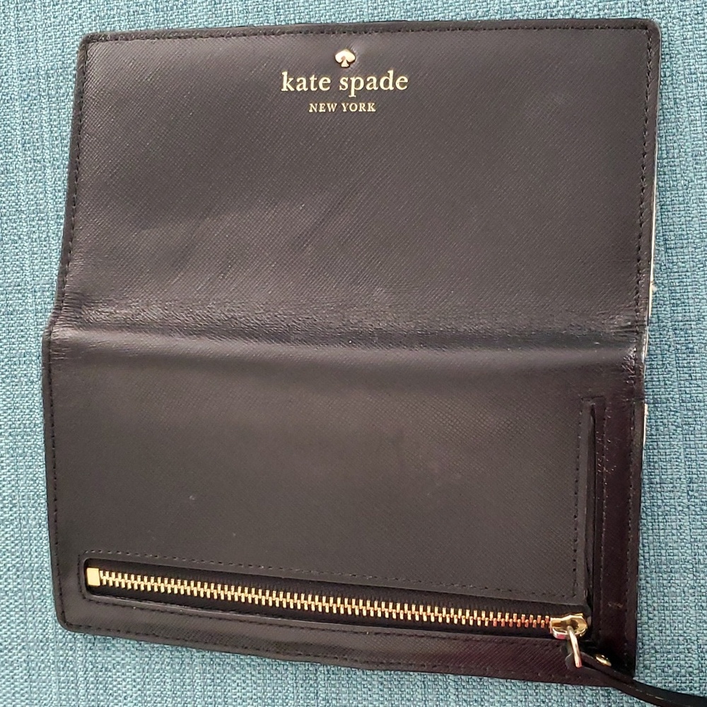 KATE SPADE WALLET CREAM/BLACK - Picture 14 of 14